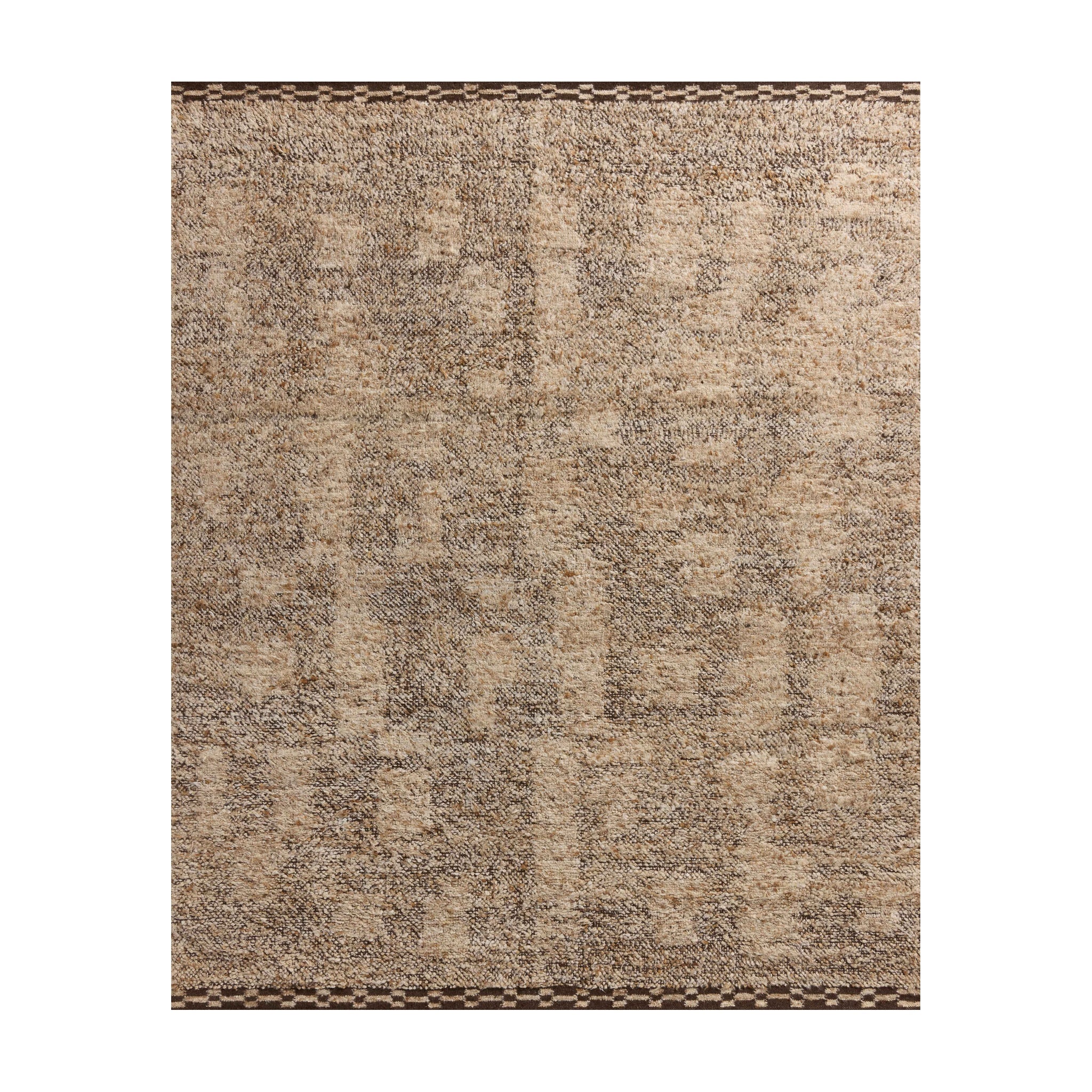 Amber Lewis x Loloi Suki Natural / Bark Rug RUGS - wool Loloi 18" x 18"