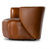 Miles Swivel Chair - Cognac - Rug & Weave