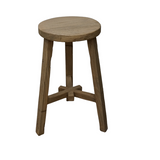 FLOOR MODEL - Counter Height Natural Dobbie Reclaimed Stool - set of 3