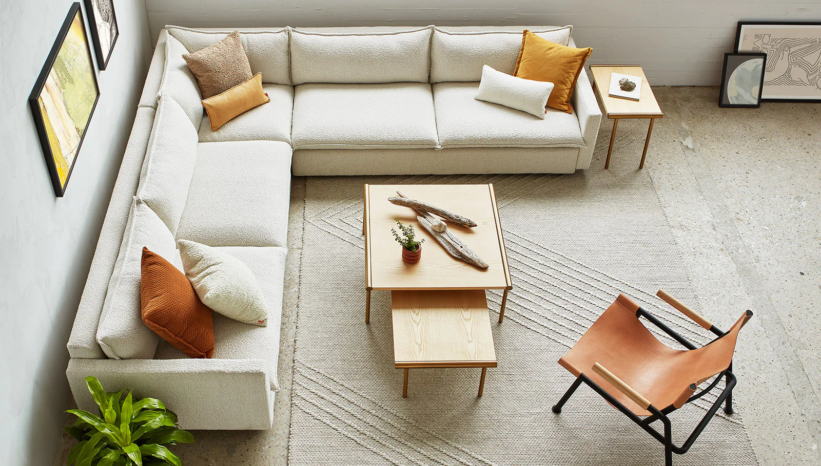 Sola Bi-Sectional - Rug & Weave