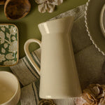 Ceramic Ivory Pitcher - Rug & Weave