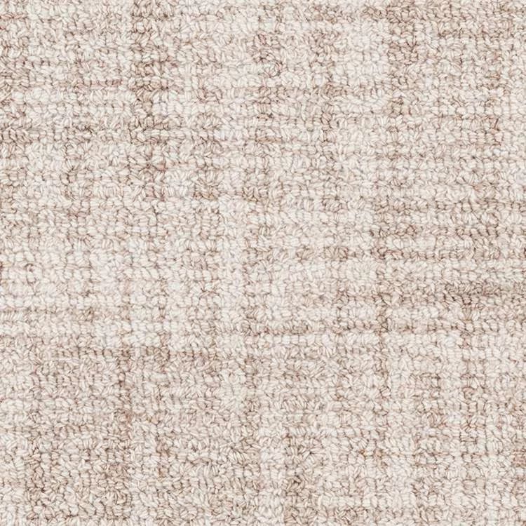 Crosshatch Ivory Hand Micro Hooked Wool Rug-Rug & Weave