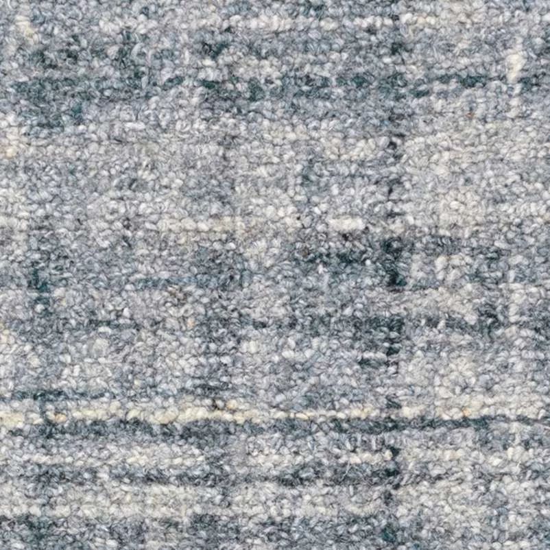 Harris Blue/Ivory Hand Micro Hooked Wool Rug-Rug & Weave