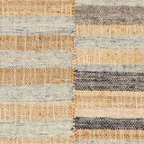 Ravel Stripe Blue Handwoven Wool Rug-Rug & Weave