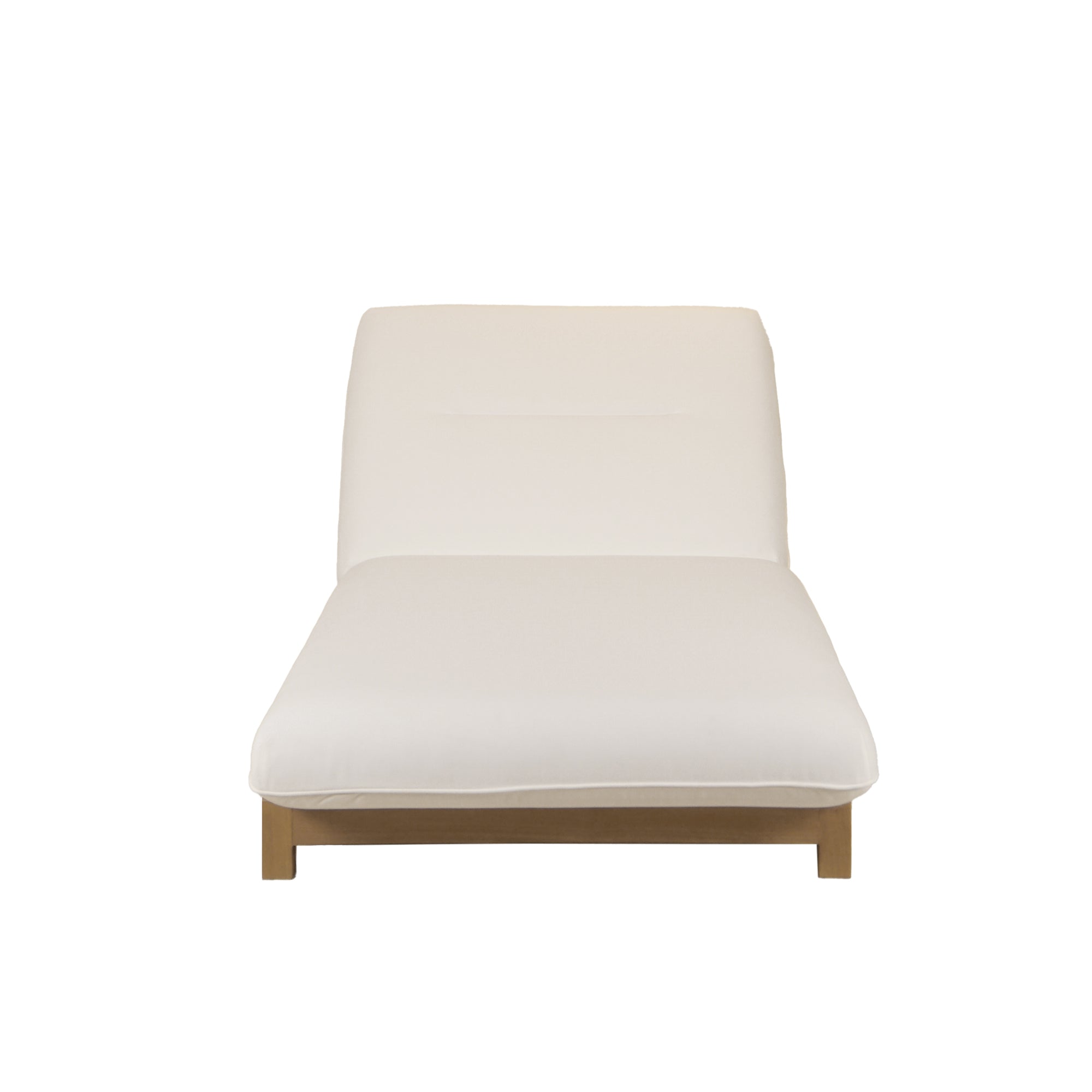 Eero Outdoor Adjustable Lounge Chair White Furniture - Outdoor Loungers Moe's Furniture White