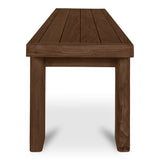 Malena Outdoor Bench Brown Furniture - Dining Benches Moe's Furniture