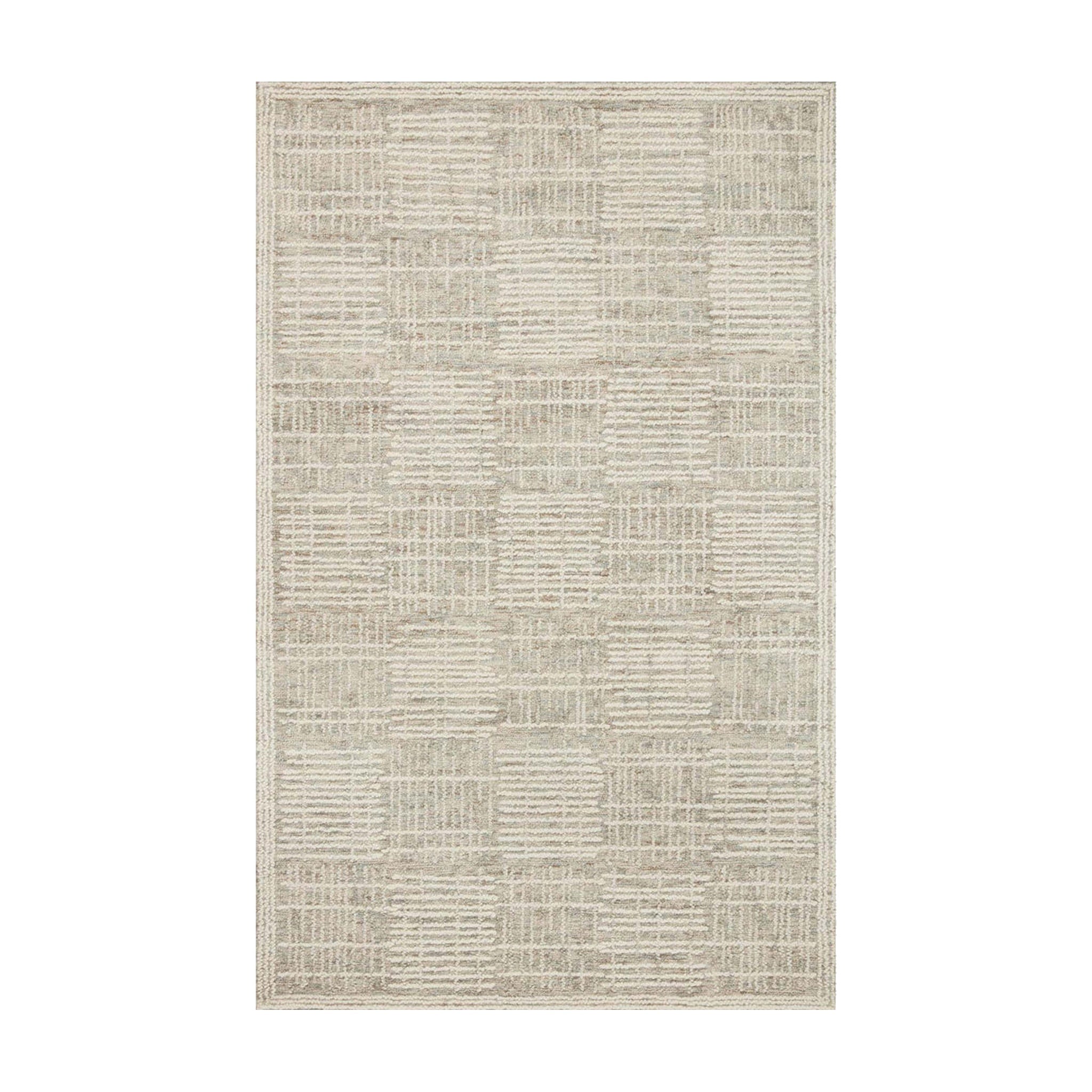 Loloi Tallulah Mist / Ivory Runner Rug RUGS - wool Loloi 2'6" x 7'6"