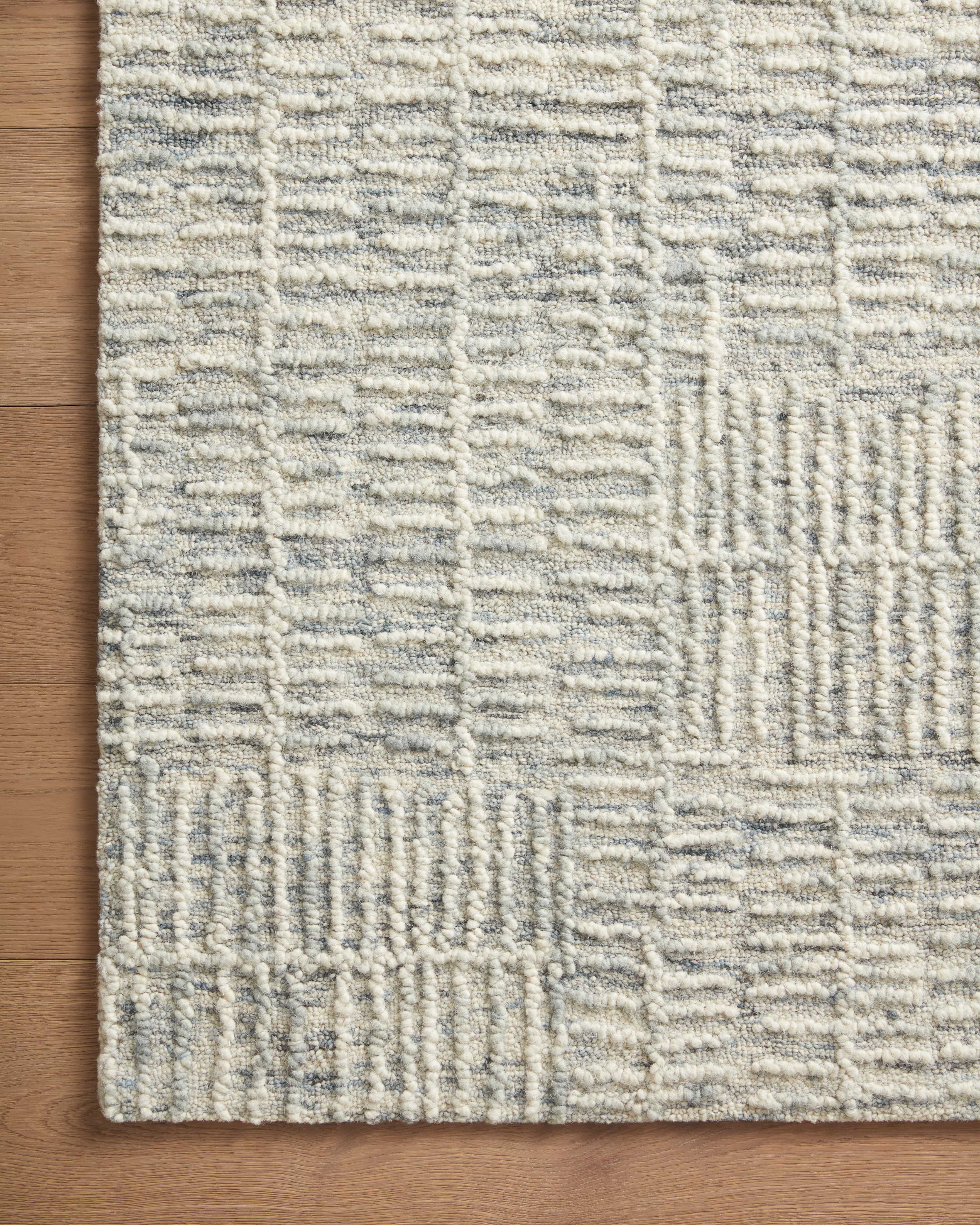 Loloi Tallulah Sky / Ivory Runner Rug RUGS - wool Loloi