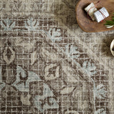 Loloi Tatum Stone / Blue Rug RUGS - wool Loloi