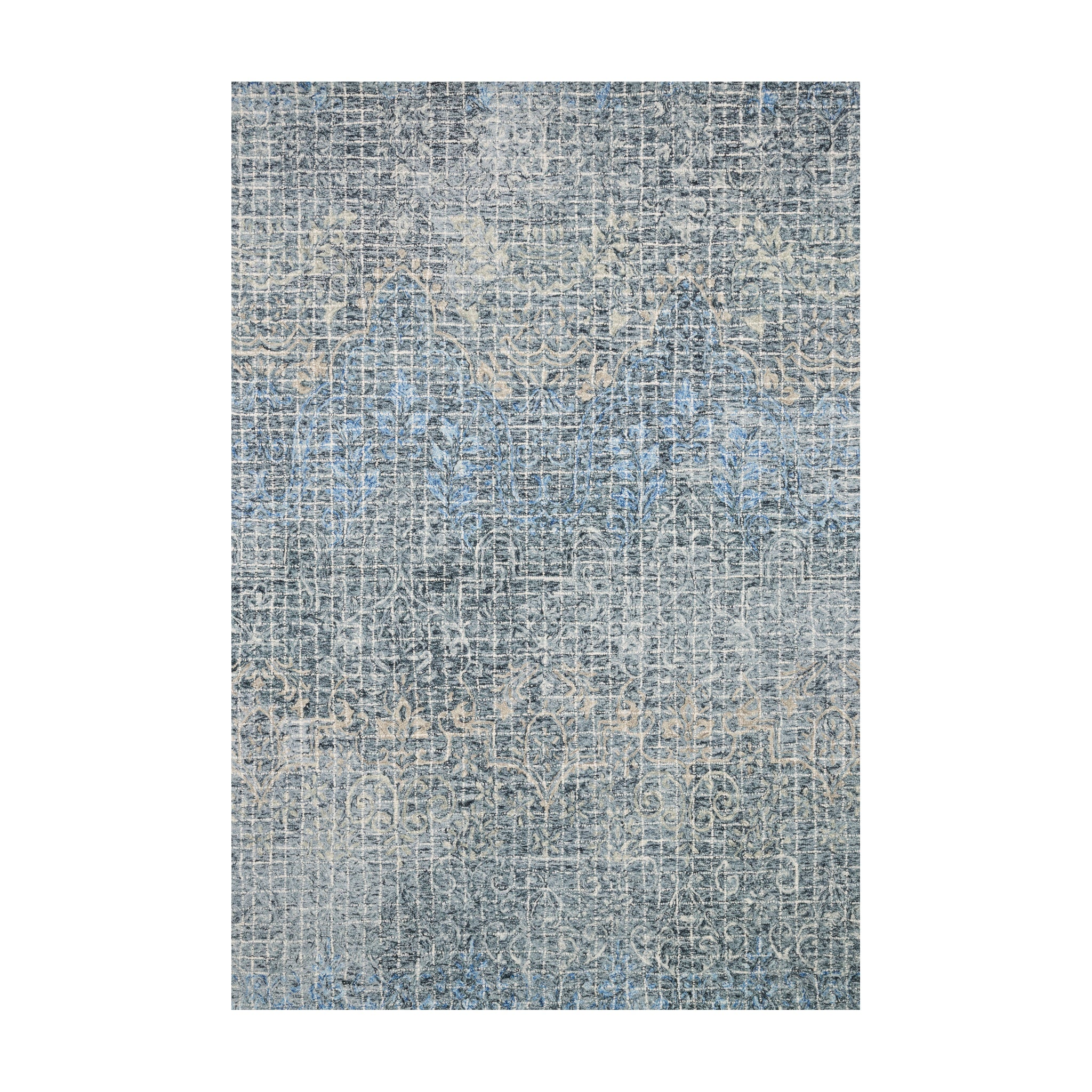 Loloi Tatum Ink / Blue Rug RUGS - wool Loloi 18" x 18"