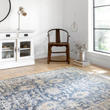 Loloi Teagan Denim / Pebble Rug RUGS - synthetic Loloi