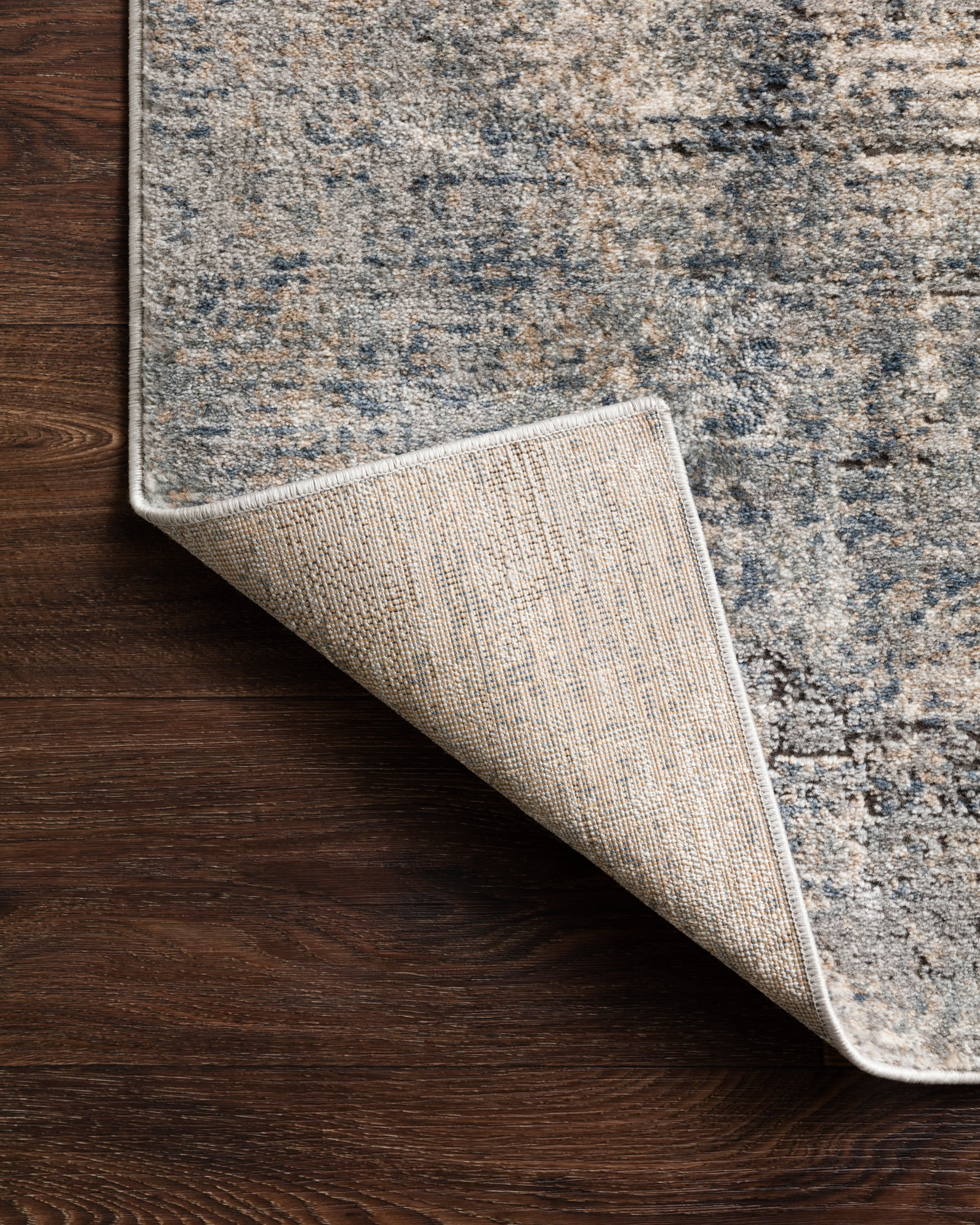 Loloi Teagan Denim / Slate Rug RUGS - synthetic Loloi