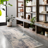 Loloi Teagan Natural / Denim Rug RUGS - synthetic Loloi