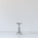 Pressed Glass Pillar Candle Holder - Rug & Weave