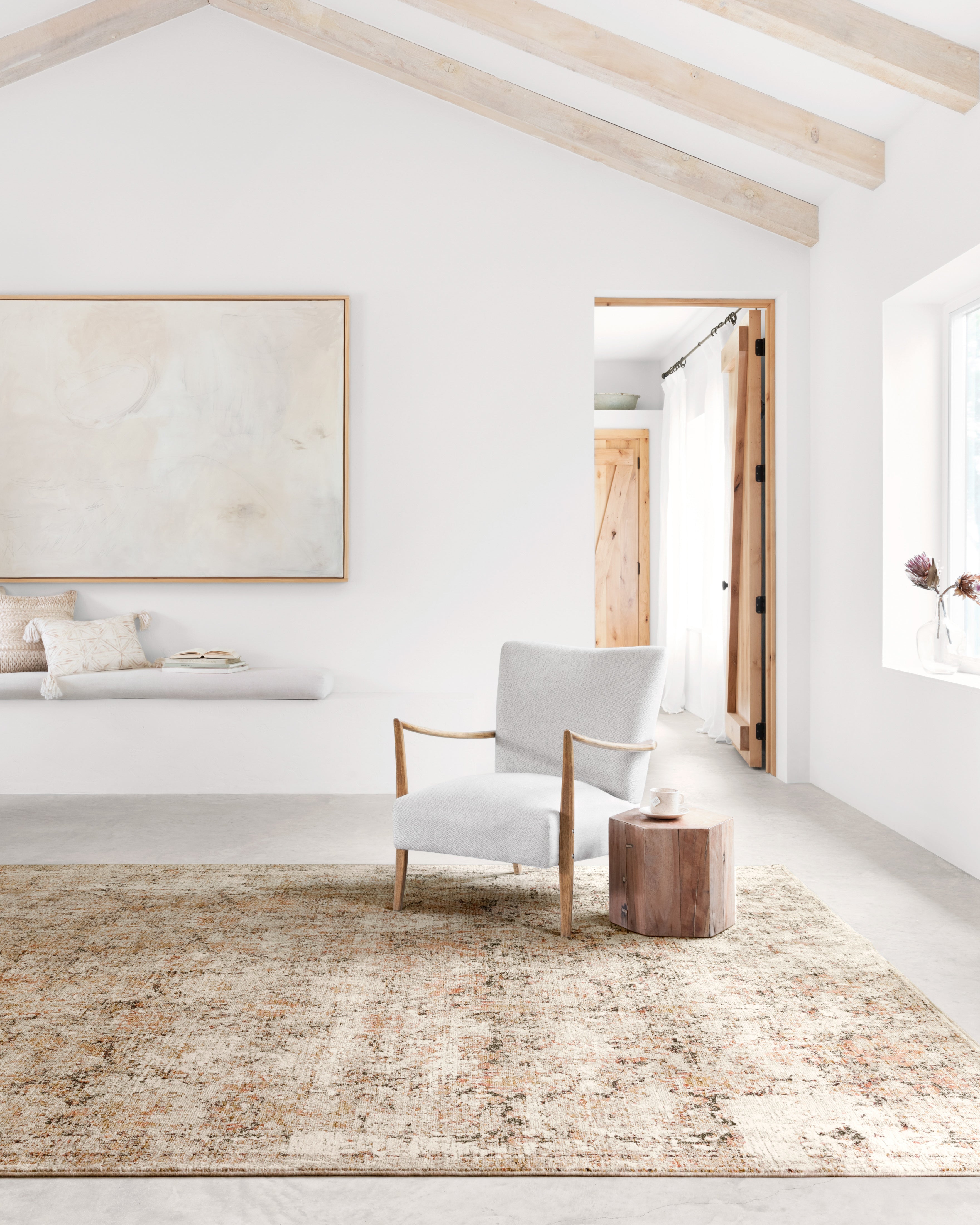 Loloi Theia Taupe / Gold Rug RUGS - patterned Loloi
