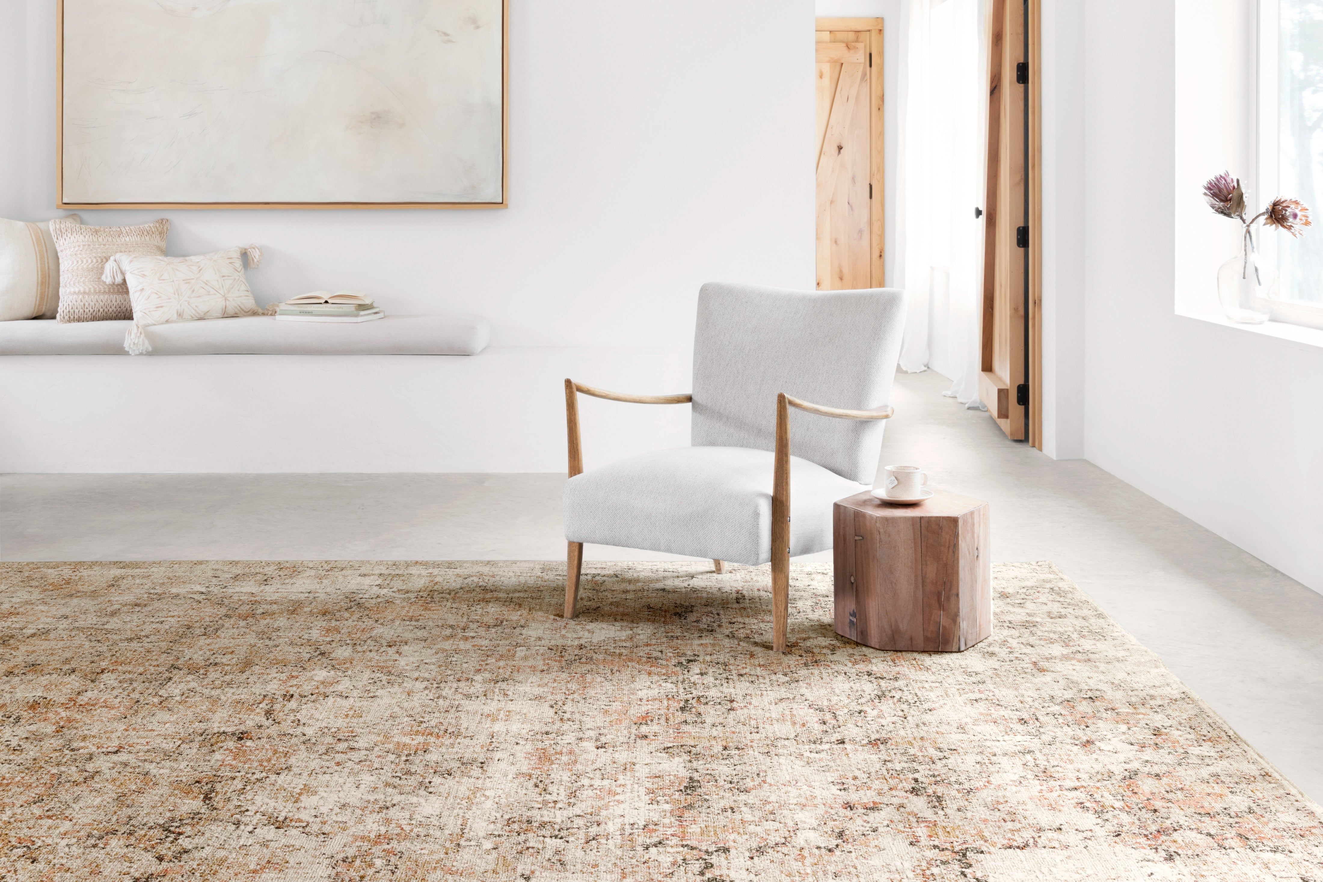 Loloi Theia Taupe / Gold Rug RUGS - patterned Loloi