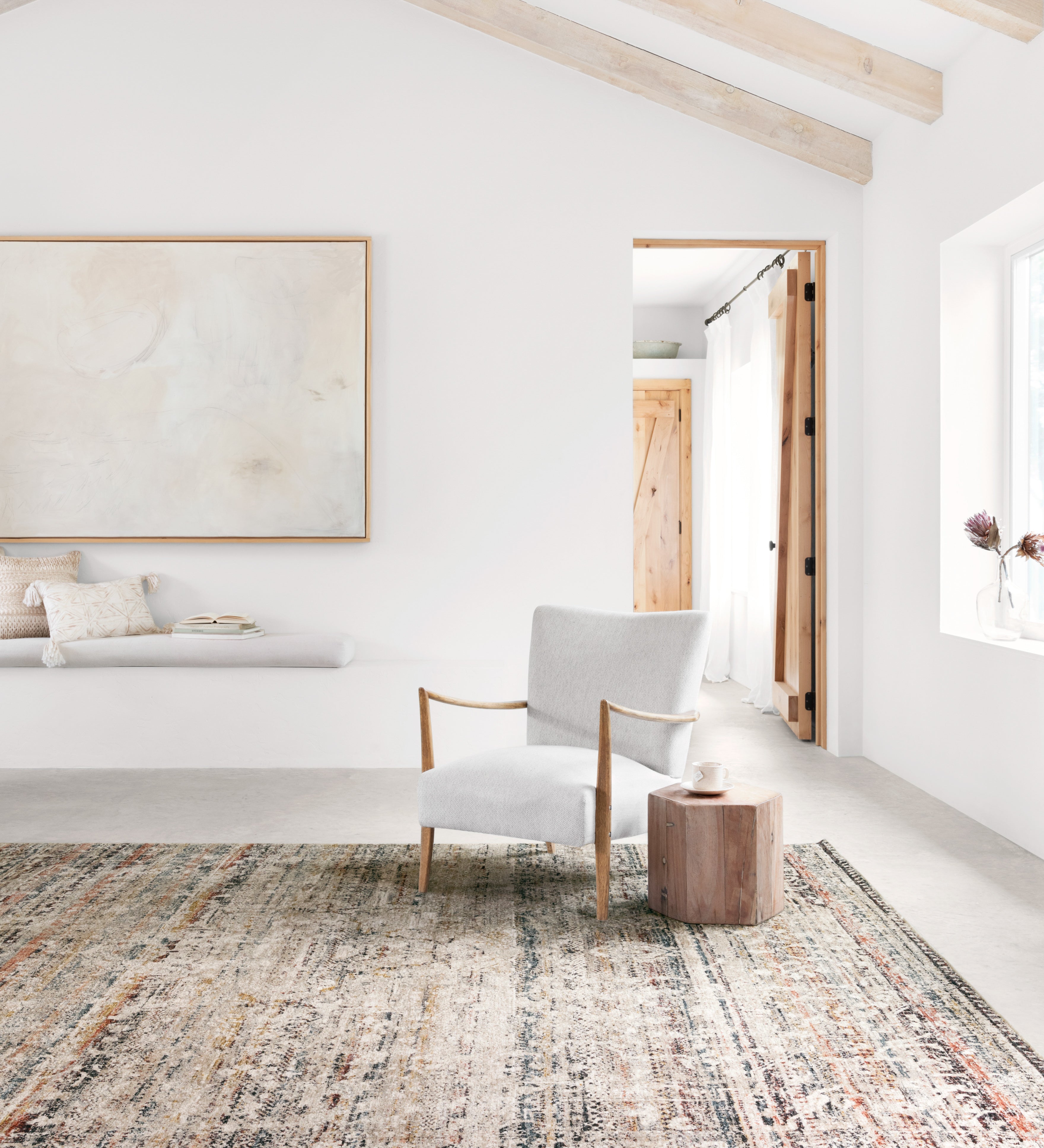 Loloi Theia Taupe / Multi Rug RUGS - patterned Loloi