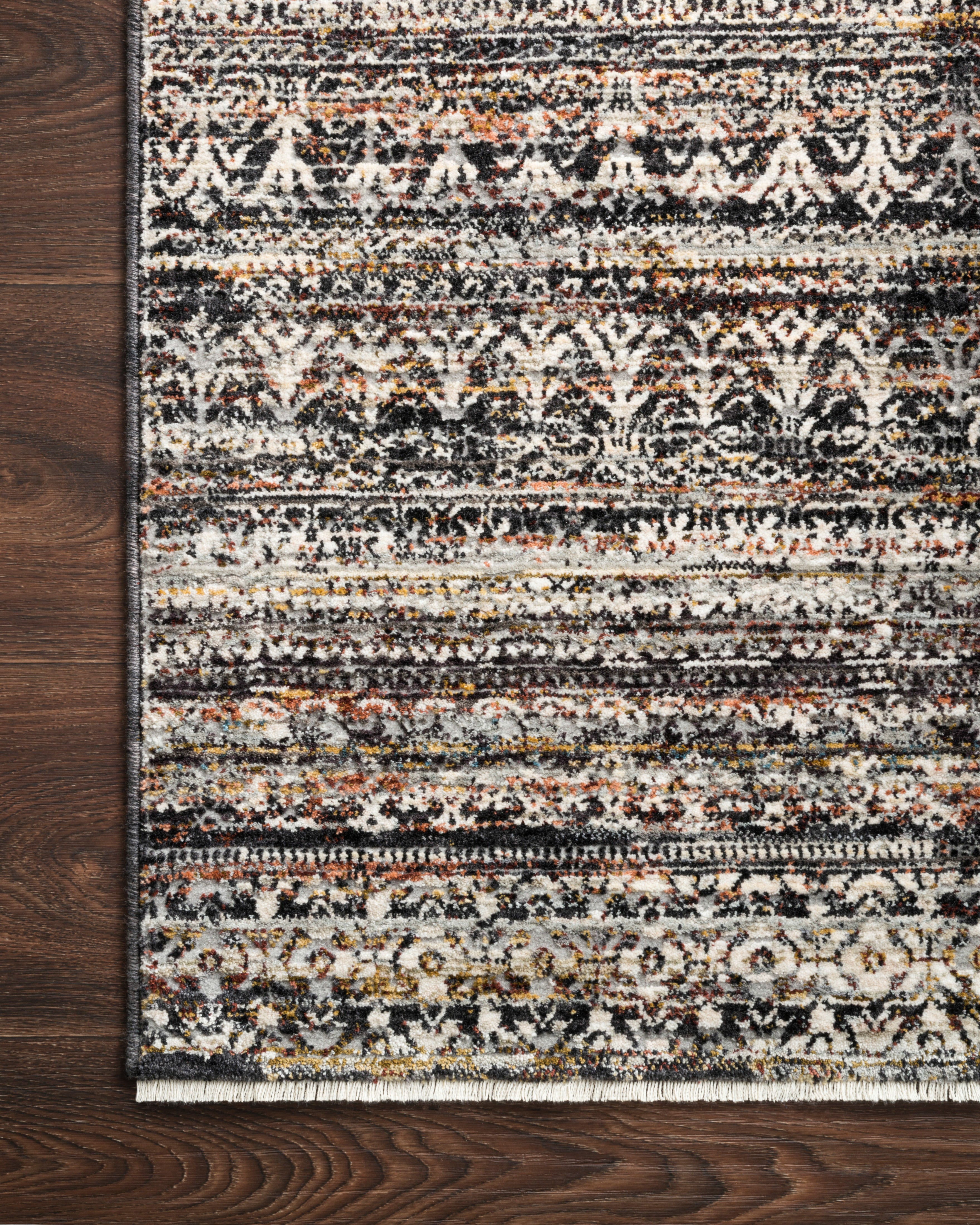 Loloi Theia Grey / Multi Rug RUGS - synthetic Loloi