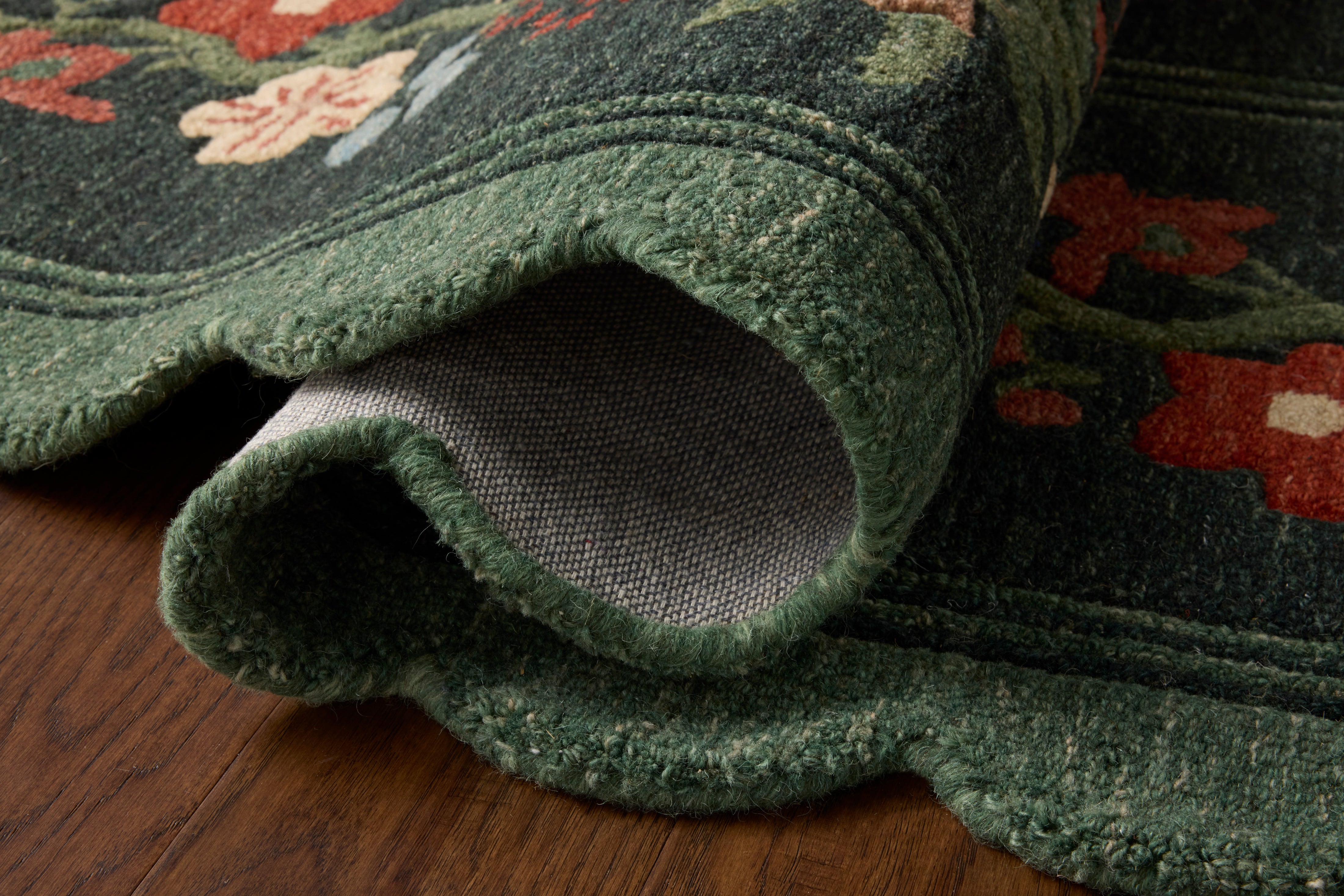 Rifle Paper Co. x Loloi Thistle Forest / Multi Rug RUGS - wool Loloi 18" x 18"