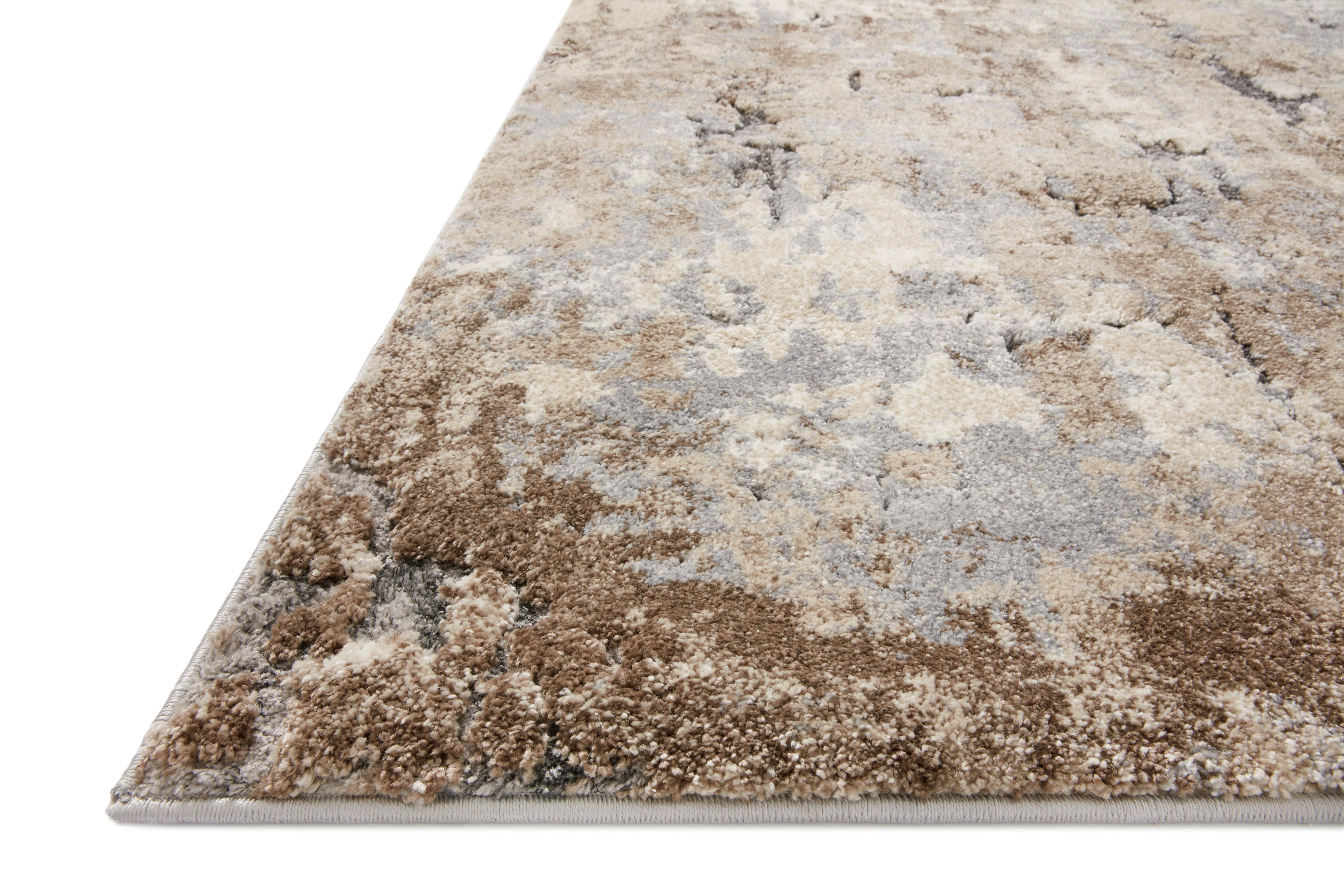 Loloi Theory Dove / Bark Rug RUGS - synthetic Loloi