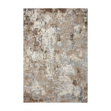 Loloi Theory Dove / Bark Rug RUGS - synthetic Loloi 18" x 18"