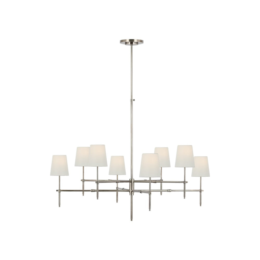 Bryant Extra Large Two Tier Chandelier LIGHTING - chandelier Visual Comfort - Signature Antique Nickel
