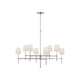 Bryant Extra Large Two Tier Chandelier LIGHTING - chandelier Visual Comfort - Signature Antique Nickel