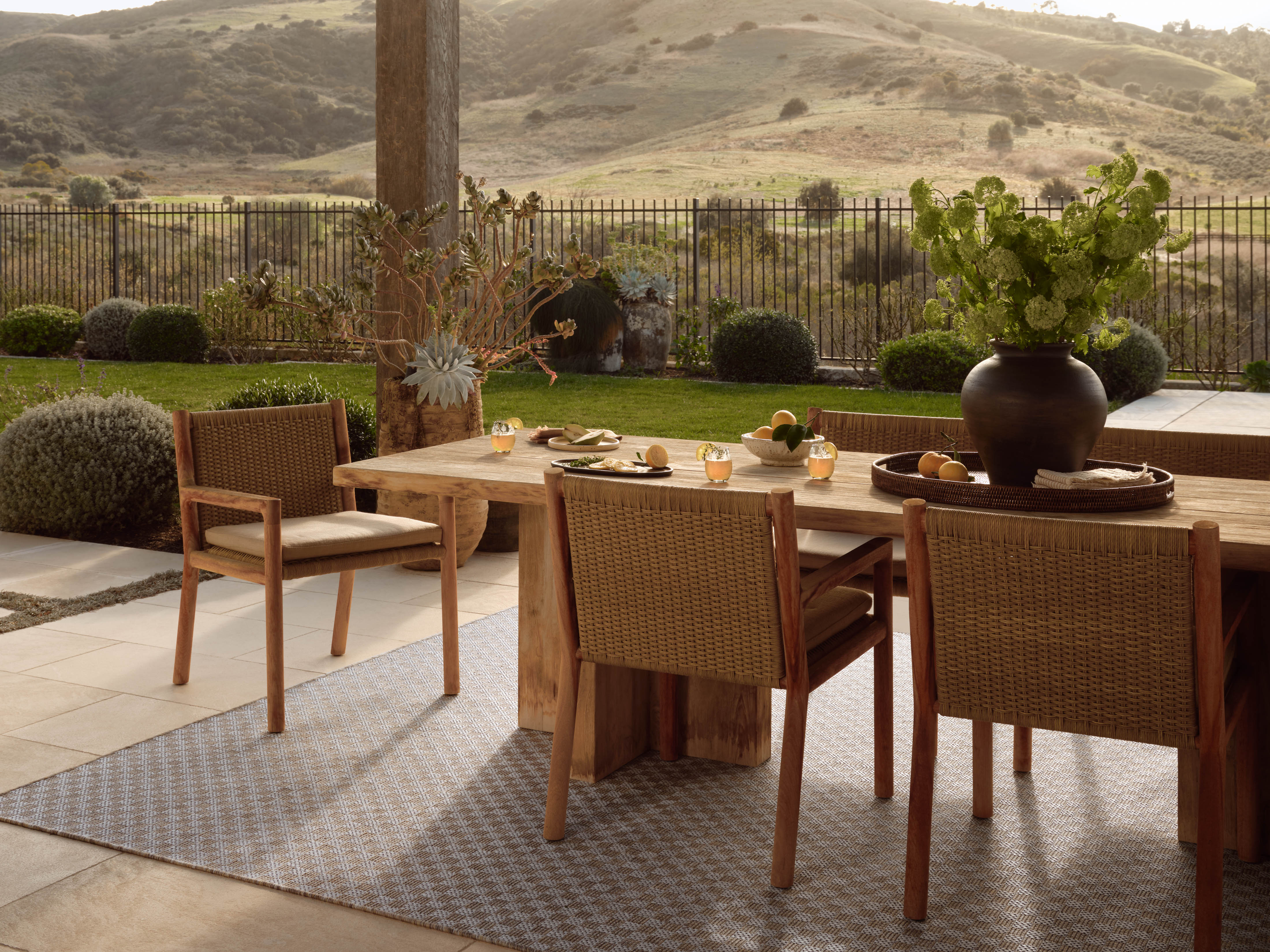Amber Lewis x Loloi Topanga Natural / Silver Rug 5-Rugs - indoor/outdoor Loloi