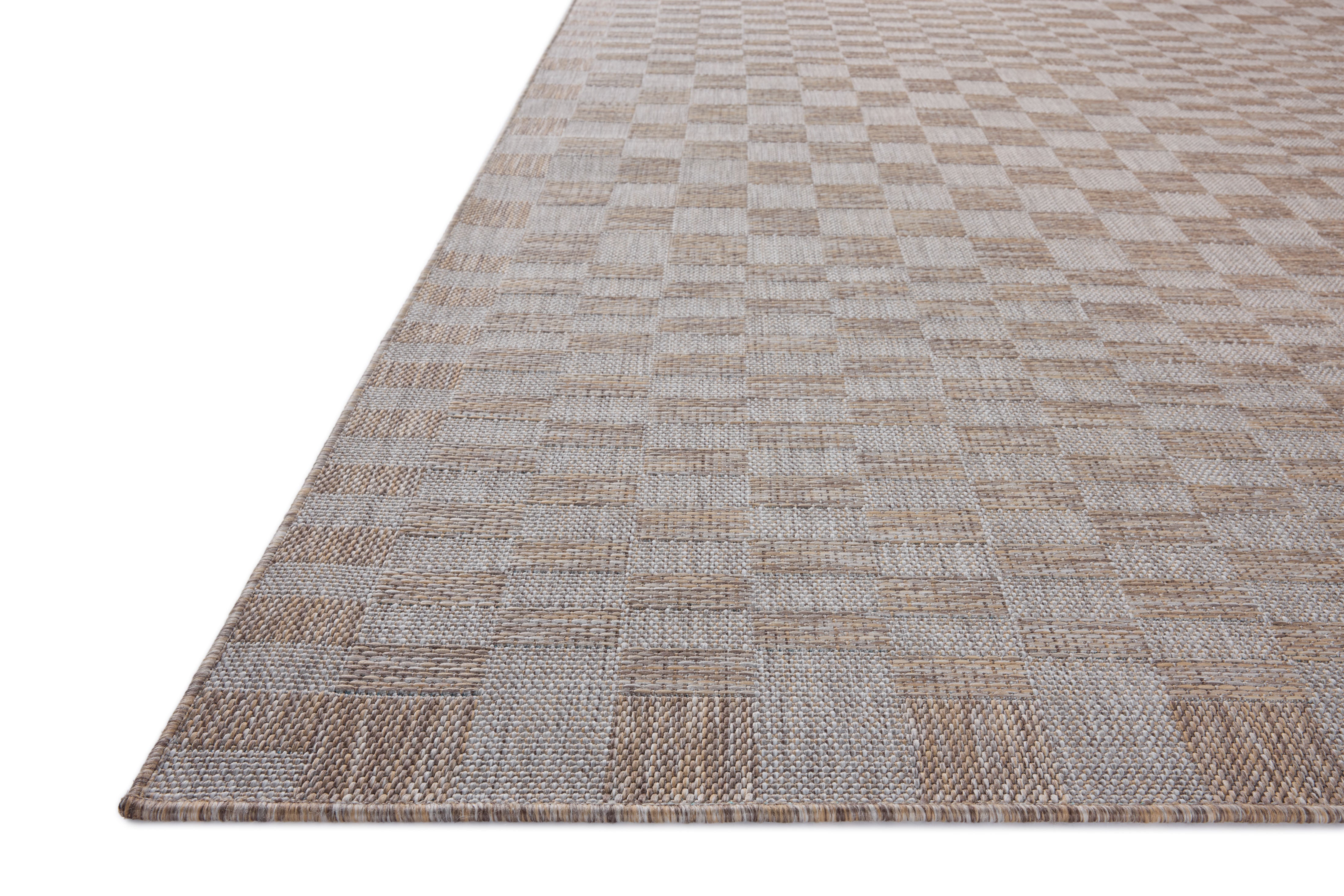Amber Lewis x Loloi Topanga Natural / Dove Rug 5-Rugs - indoor/outdoor Loloi