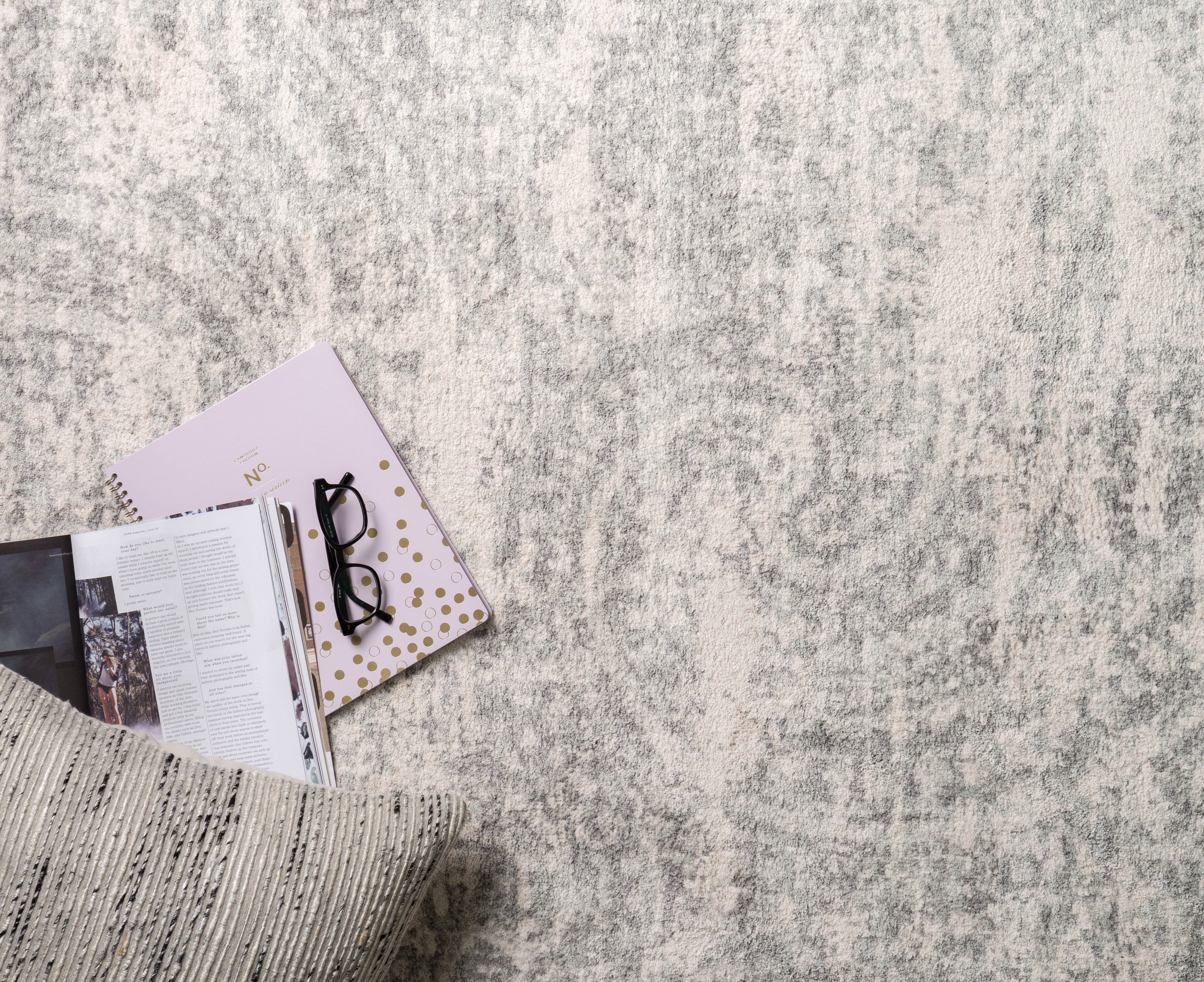 Loloi Torrance Grey Rug No.1 RUGS - synthetic Loloi