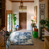 Loloi Torrance Navy / Ivory Rug RUGS - synthetic Loloi