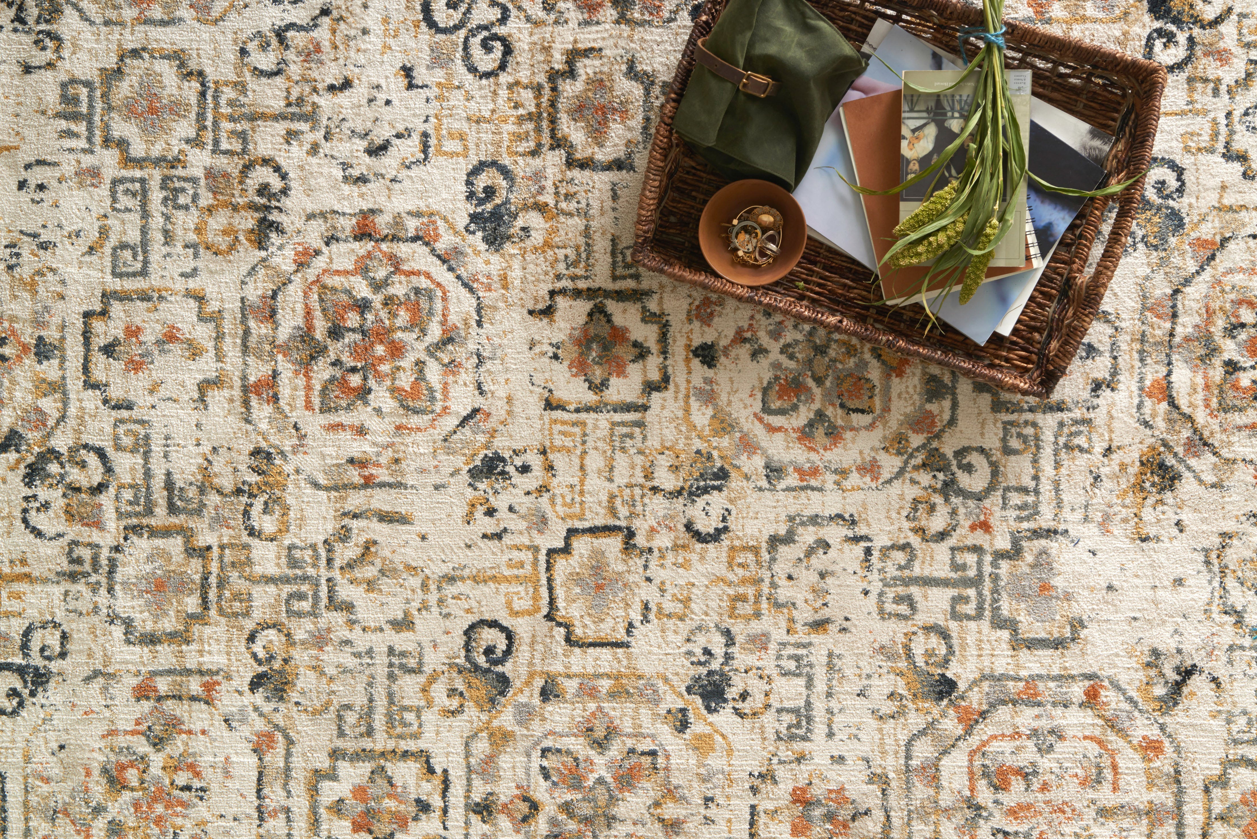 Loloi Torrance Ivory / Taupe Rug RUGS - synthetic Loloi