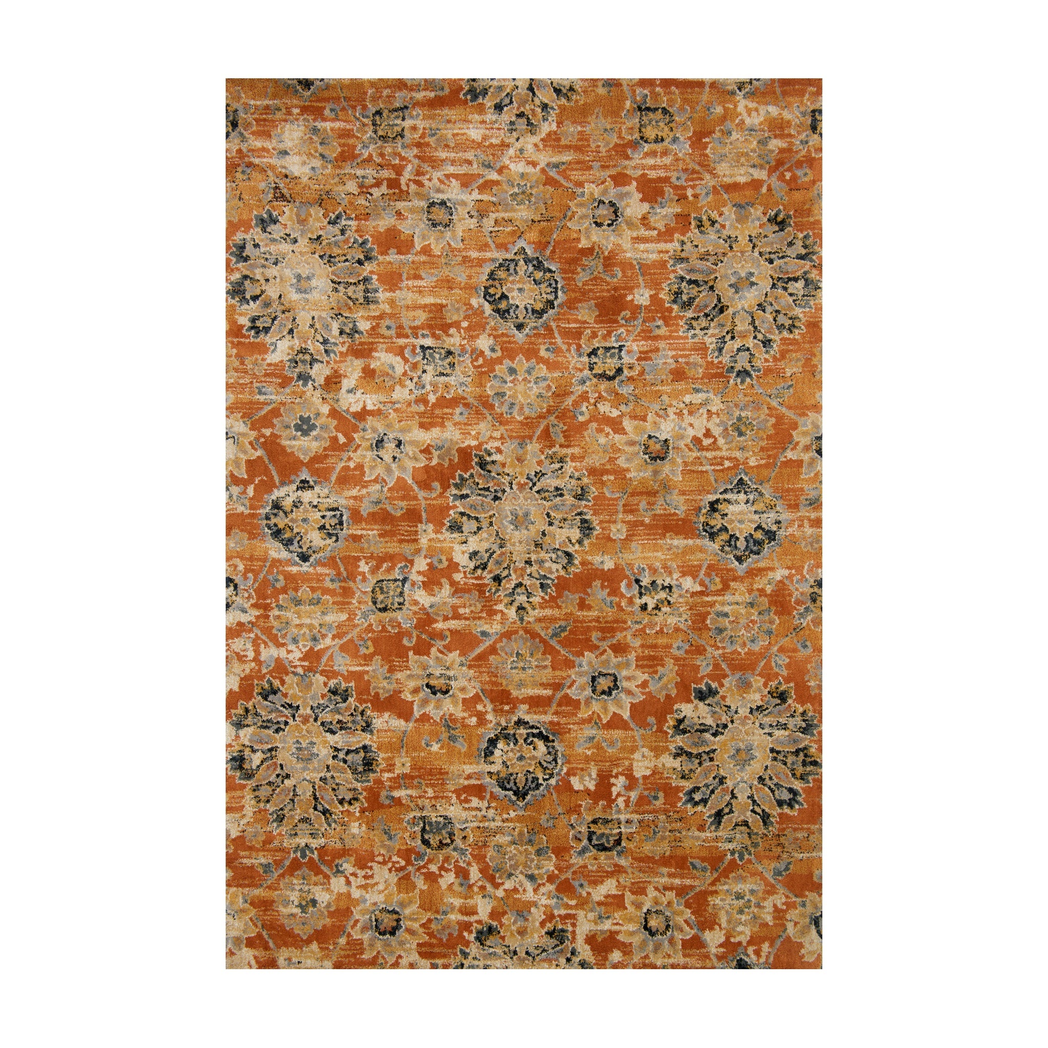 Loloi Torrance Rust Rug RUGS - synthetic Loloi 18" x 18"