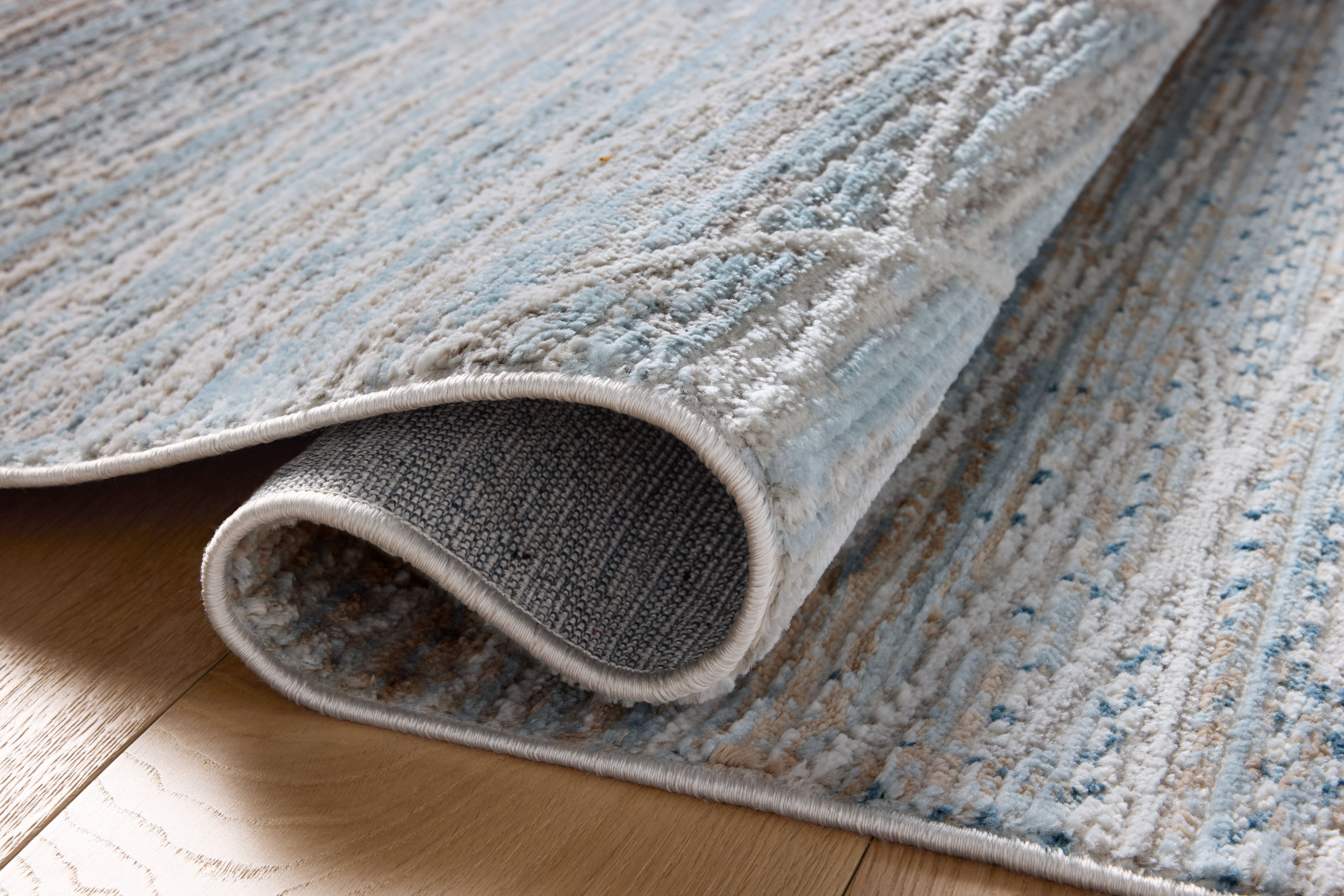 Loloi Townes Natural / Sky Rug RUGS - synthetic Loloi