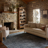 Loloi Townes Grey / Denim Rug RUGS - synthetic Loloi