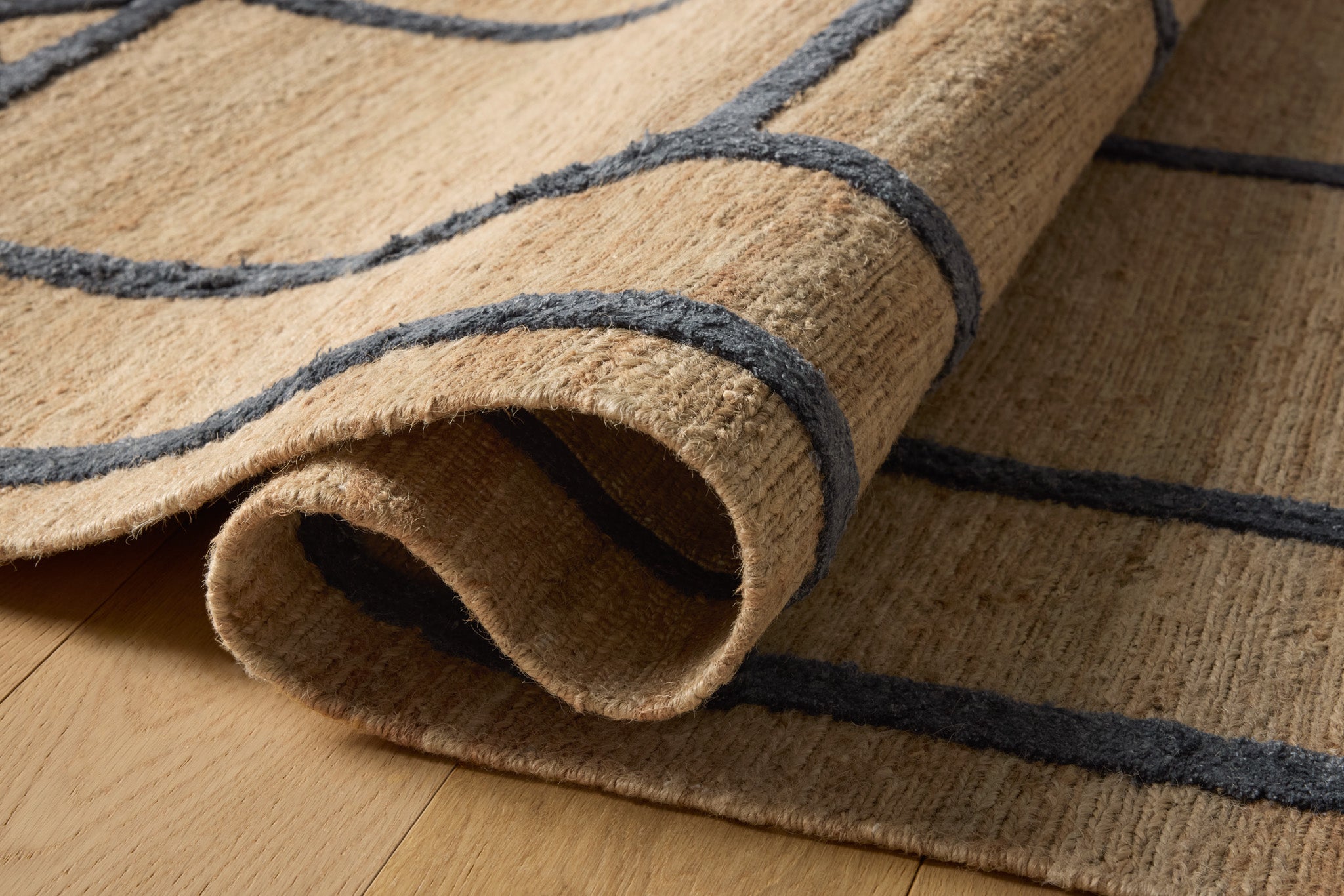Jeremiah Brent x Loloi Tracery Natural / Midnight Rug – 3