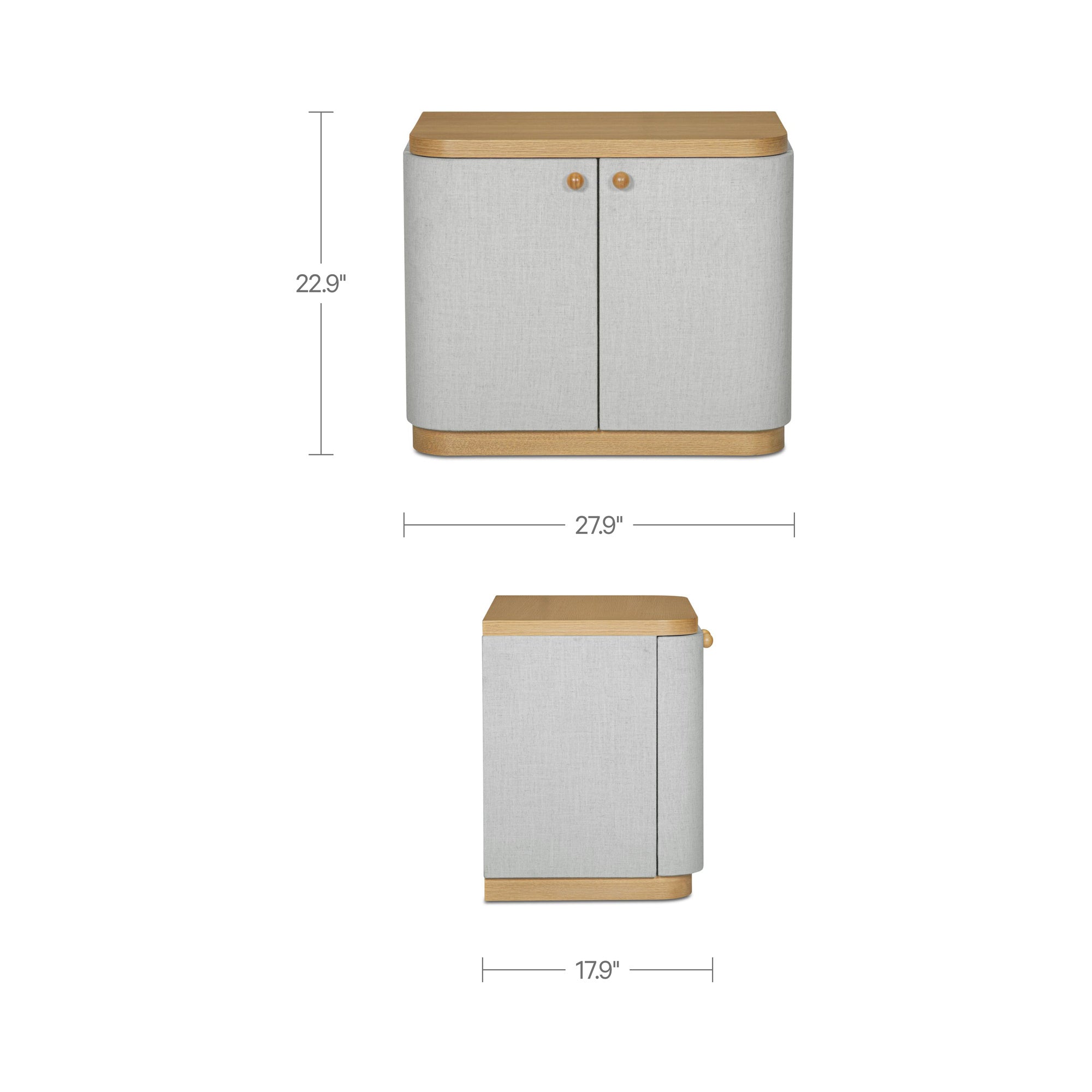 Simone Nightstand FURNITURE - nightstand Moe's Furniture