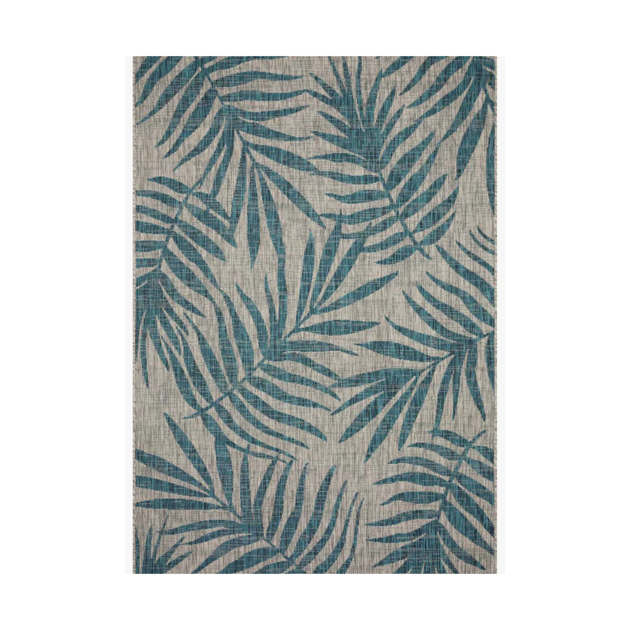 Isle Grey / Aqua Rug - Rug & Weave