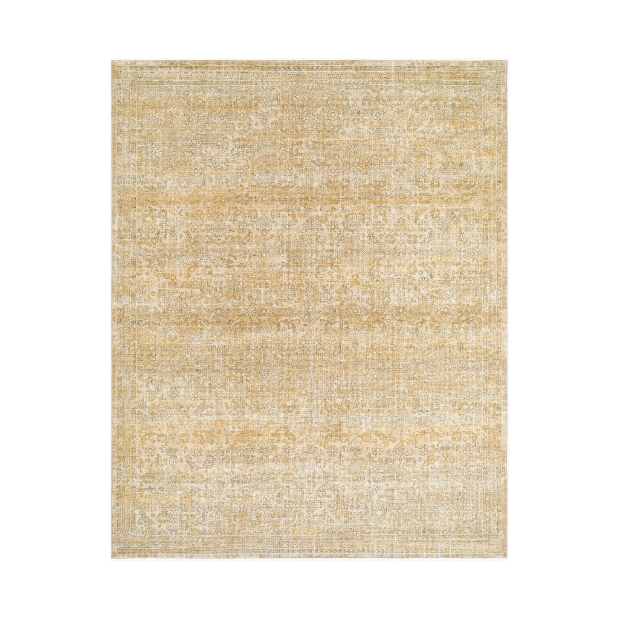 renaissance BORI-2305 Light Beige, Taupe, Tan Rug - Rug & Weave