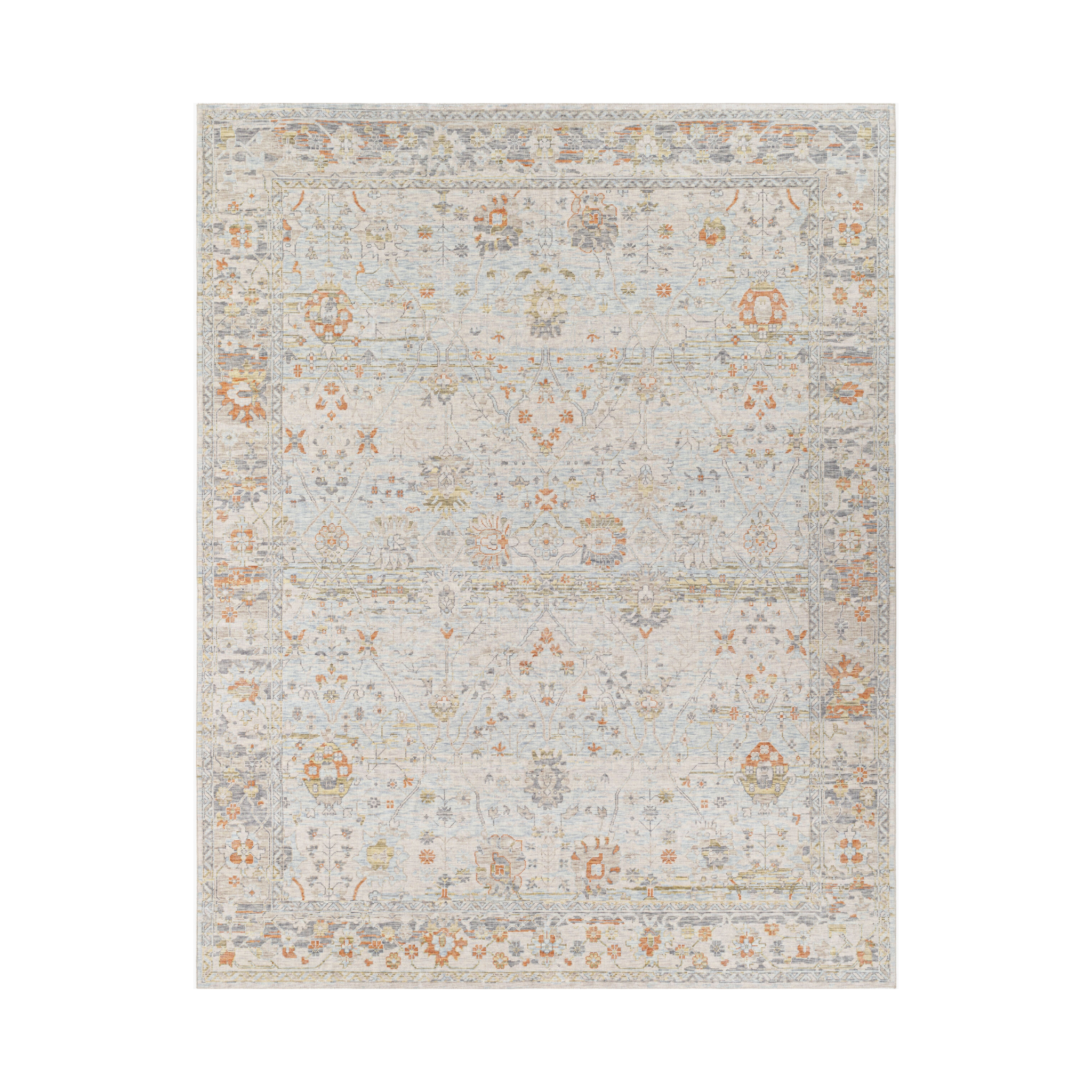 Once Upon a Time Ocean / Spice Rug, 1'11" x 2'11"
