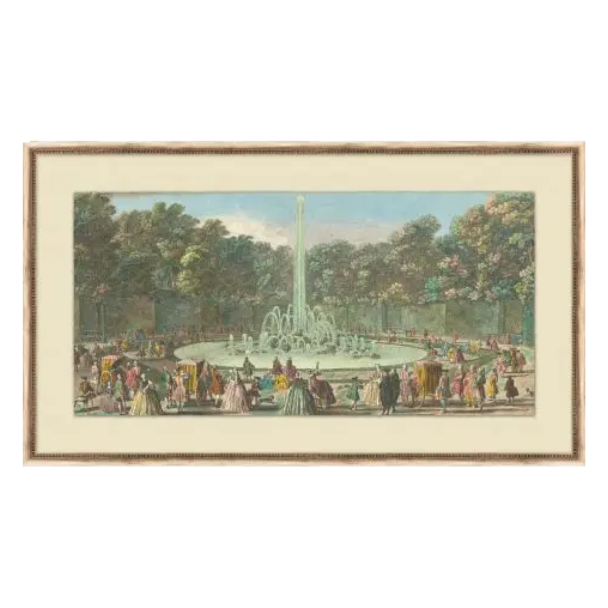 "Garden Promenade" Framed Art Print - Rug  Weave