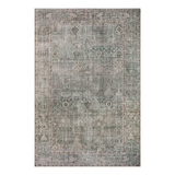 OVERSTOCK RUG - Loloi Jules Emerald / Antique Ivory - 2' x 5'