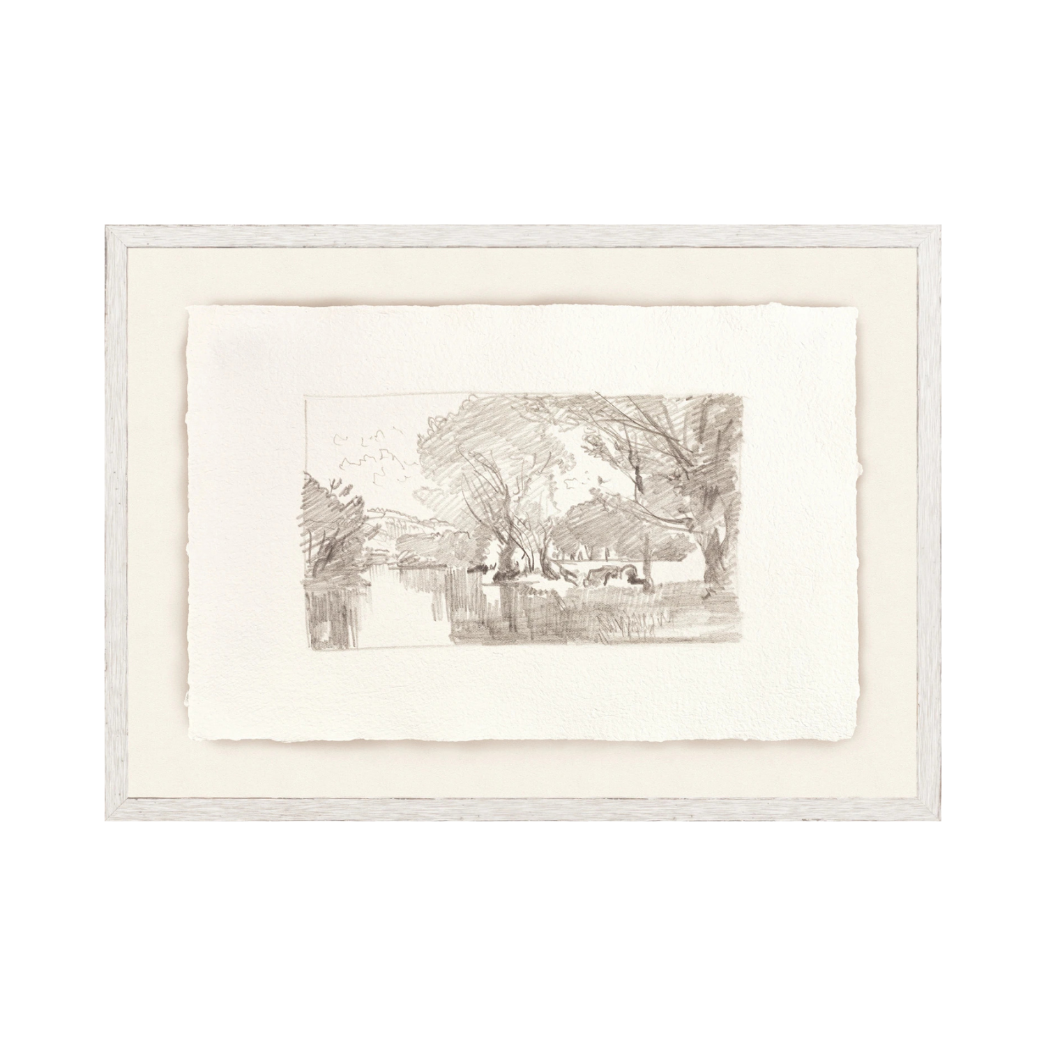 "Landscape Sketch III C.1892 " Framed Art Print ARTWORK - framed print Celadon Art