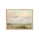 "Hudson River School - Hudson Valley Clouds 1870" Framed Art Print ARTWORK - framed print Celadon Art