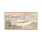"Hudson River School - Clouds Over Church's Farm 1870" Framed Art Print ARTWORK - framed print Celadon Art