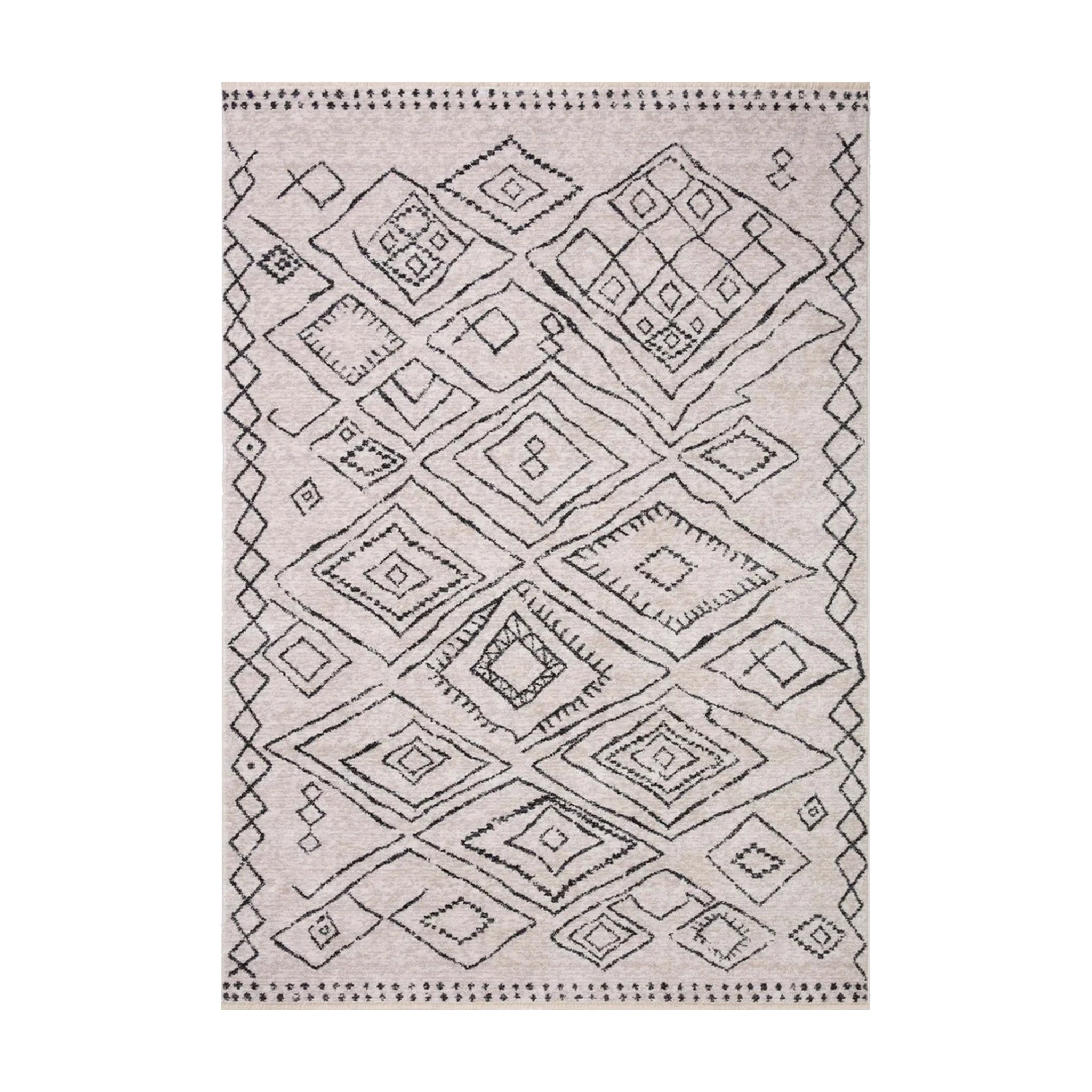 Loloi Vance Dove / Charcoal Rug Loloi 18" x 18"