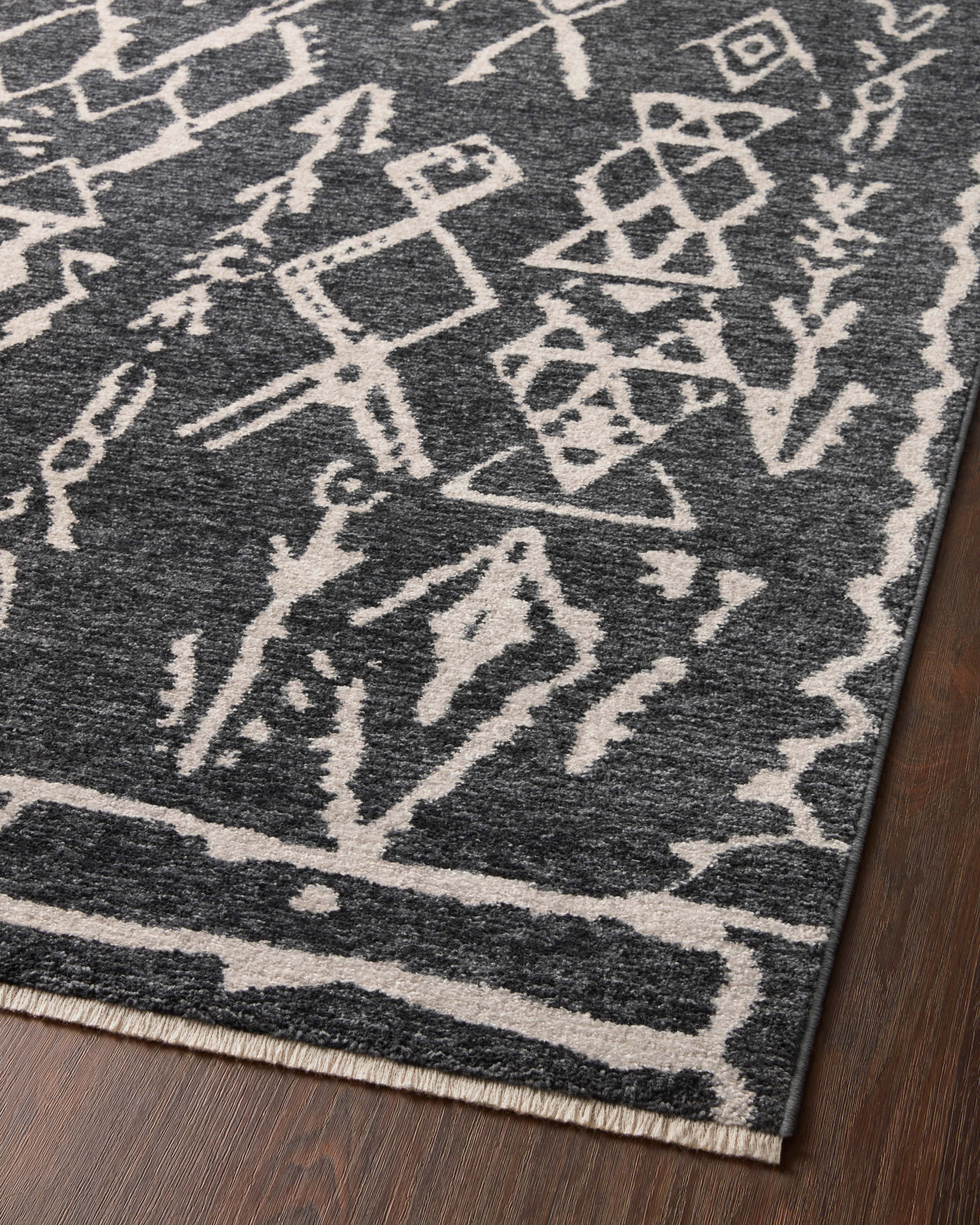 Loloi Vance Charcoal / Dove Rug No.4 Loloi
