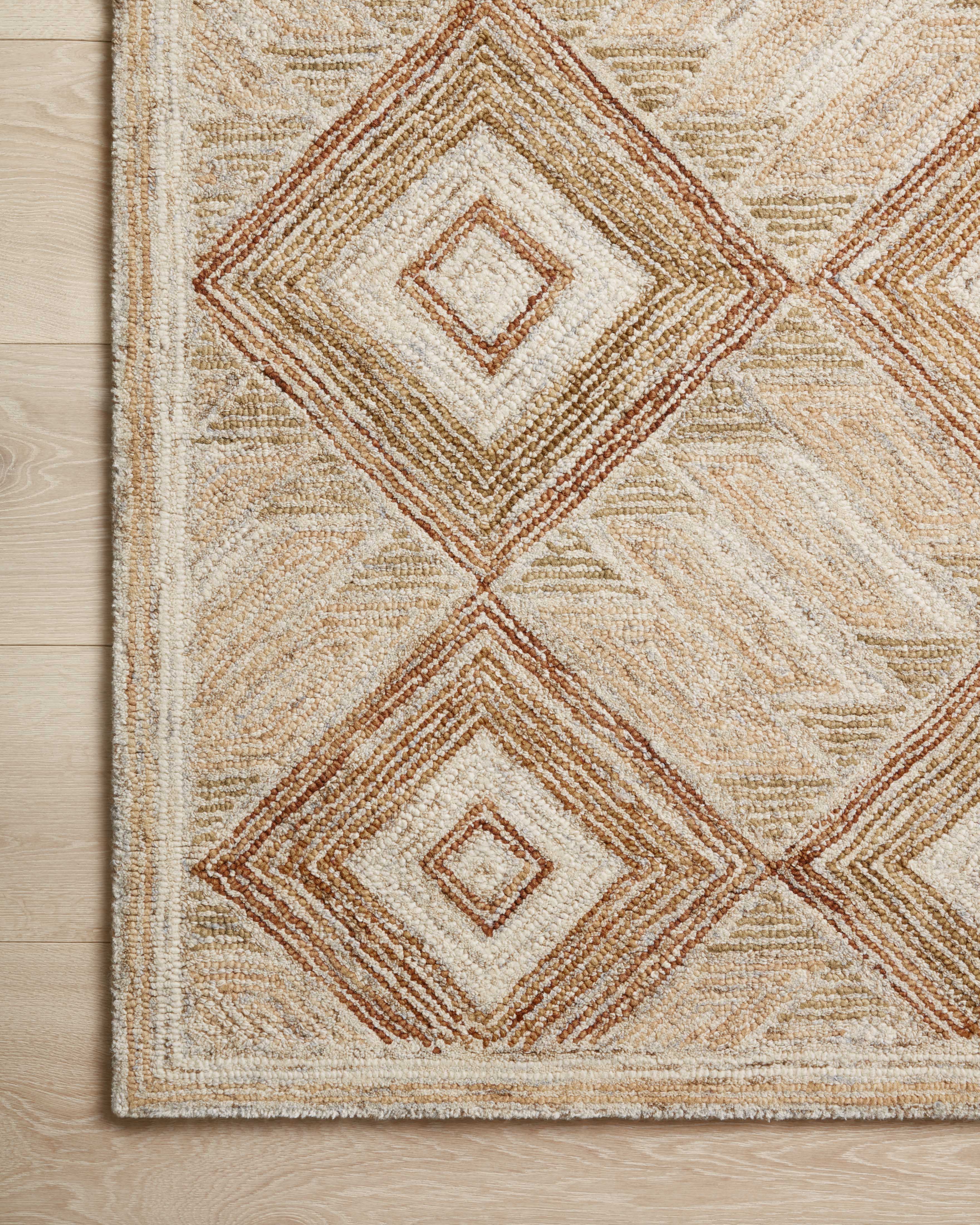 Loloi Varena Sand / clay Runner Rug RUGS - wool Loloi