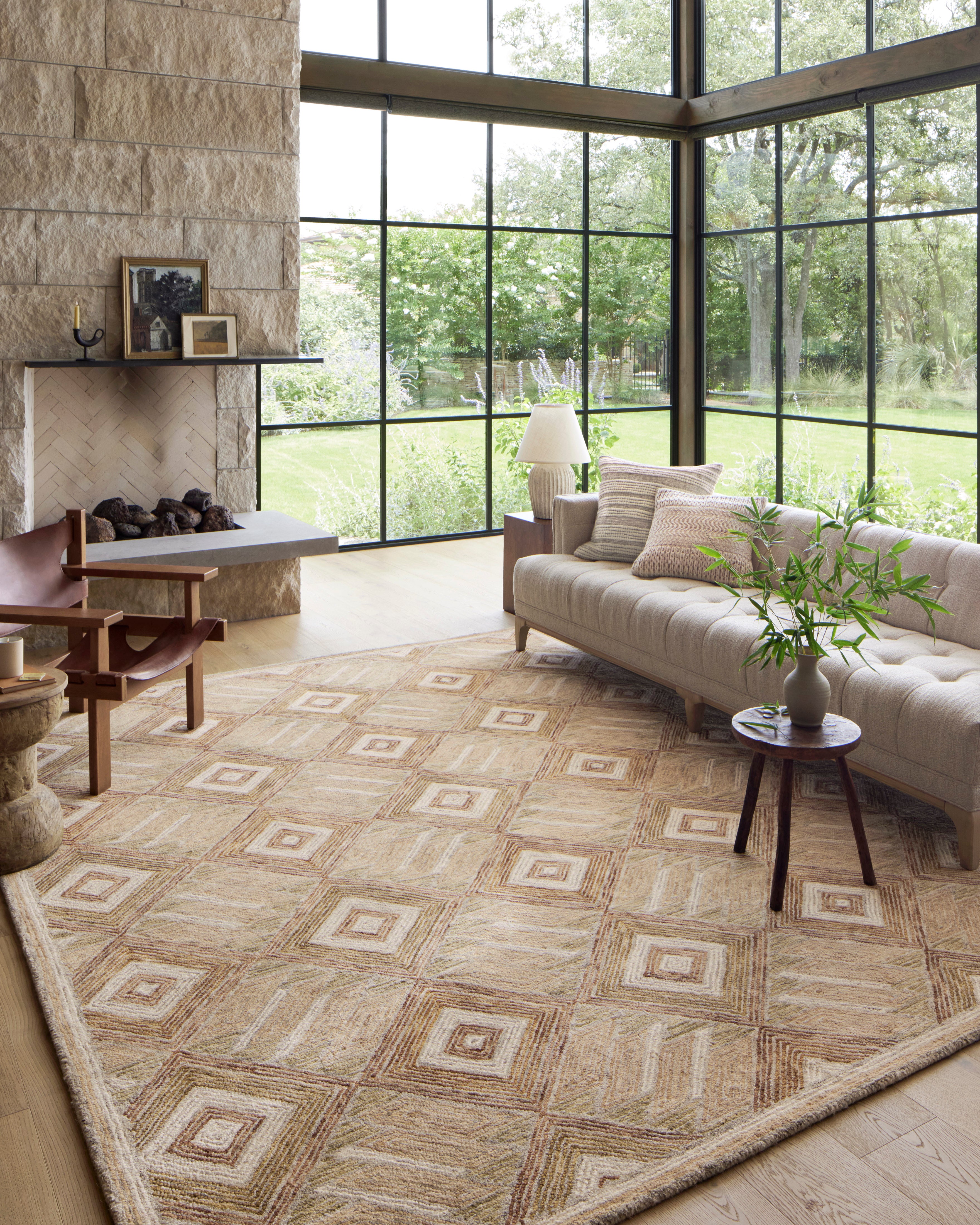 Loloi Varena Sand / clay Runner Rug RUGS - wool Loloi