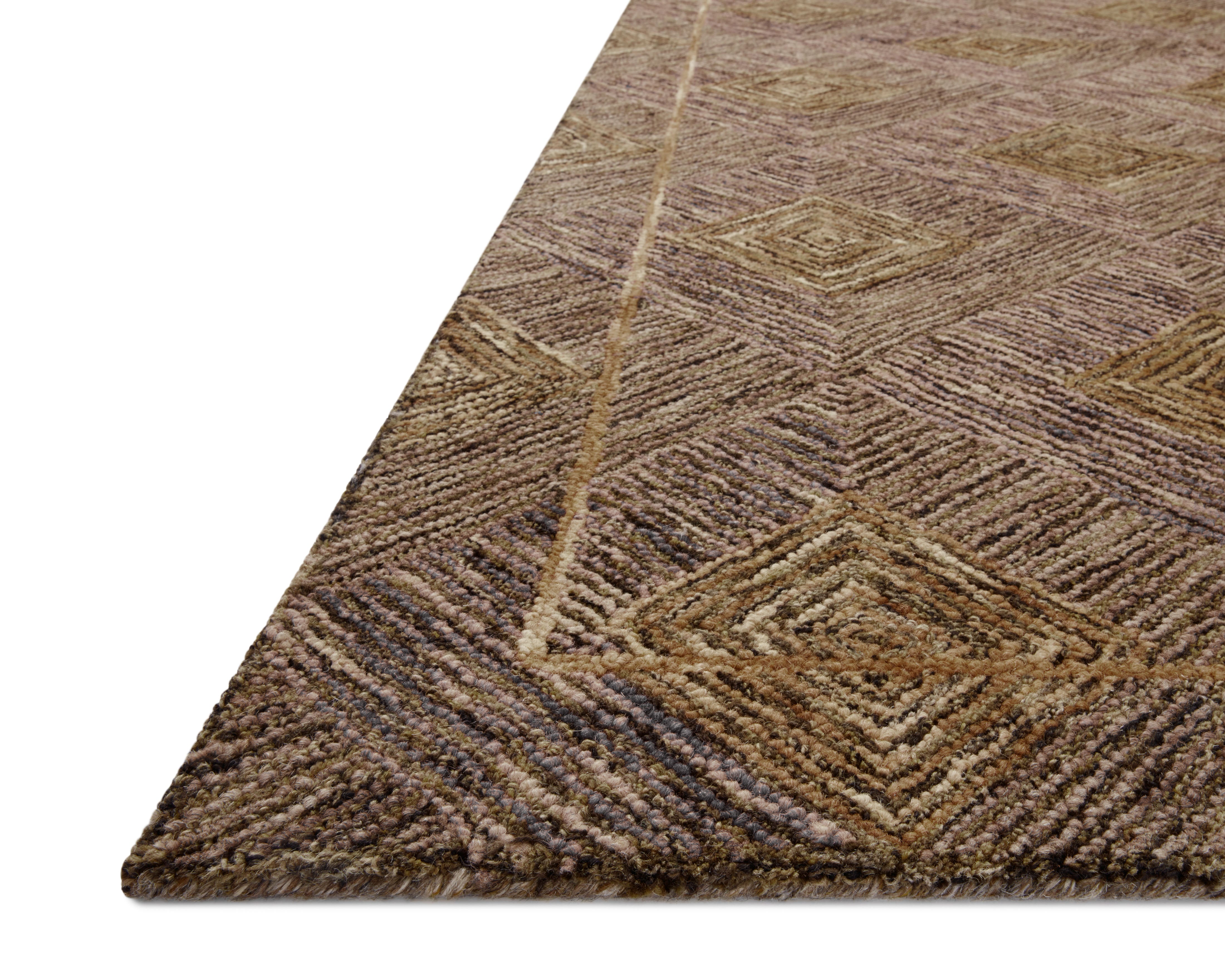 Loloi Varena Plum / Gold Rug RUGS - wool Loloi